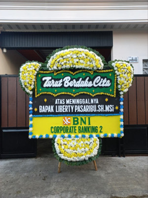 Papan Bunga Duka di Sei Buah