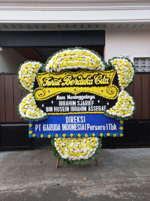 Papan Bunga Duka di Sei Buah